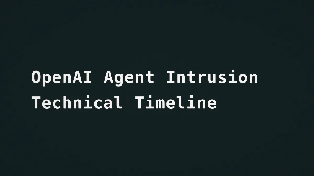 Anatomy of a Frontier Lab Agent Intrusion: A Technical Timeline of the July 2026 Incident