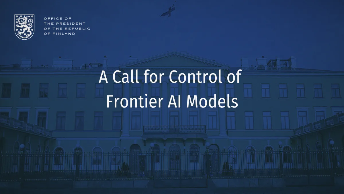 A Call for Control of Frontier AI Models